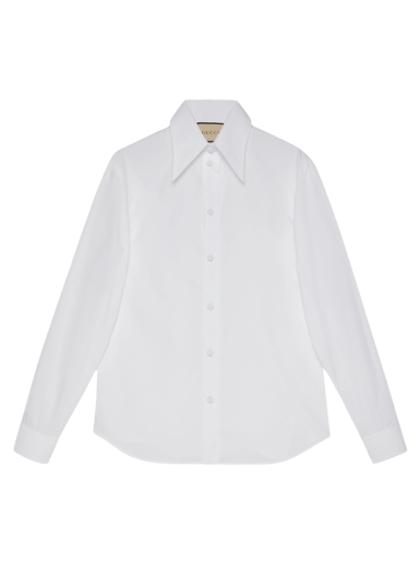 Košulja Gucci Poplin Shirt Bijela | 715840 ZAK76 9000