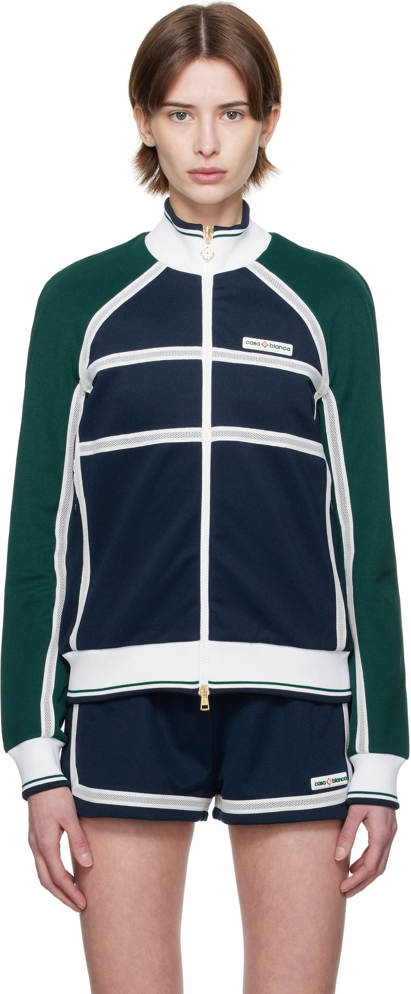 Trenerka Casablanca Casablanca Mesh Tape Track Jacket Višebojno | WPS25-JTP-309-01