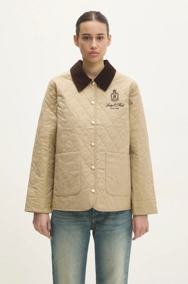 Jakna Sporty & Rich Sporty & Rich Vendome Quilted Jacket Bež | OW008512205BE01, 0