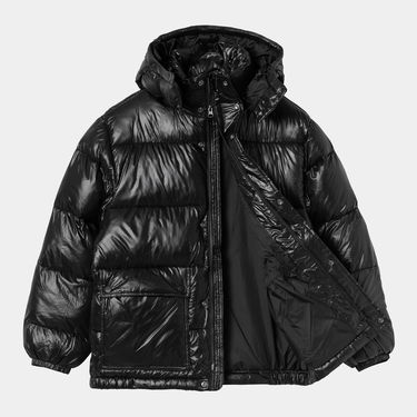 Pernata jakna Carhartt WIP Benson Puffer Hooded Jacket Crna | I035370_9, 7