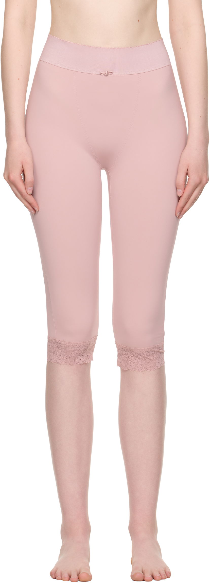 Tajice SKIMS SKIMS Vintage Shapewear Capri Leggings Ružičasta | BO-PNT-8009W