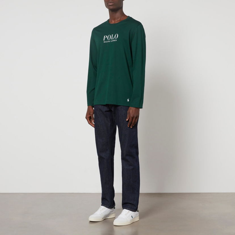 Majica kratkih rukava Polo by Ralph Lauren Polo Ralph Lauren Logo-Print Cotton-Jersey Zelena | 714899614007