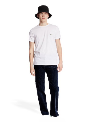 Majica kratkih rukava Lacoste Pima Tee Bijela | TH6709 00 001