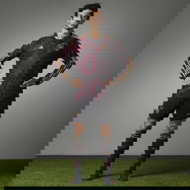 Dres adidas Originals Germany 22 Authentic Away Jersey Tamnocrvena | HF1471, 2