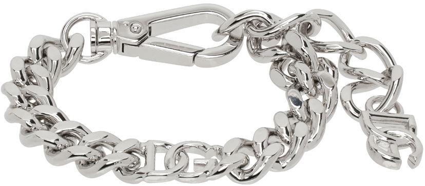 Narukvica Dolce & Gabbana DG Logo Chain Bracelet Metalik | WBQ5M1W1111