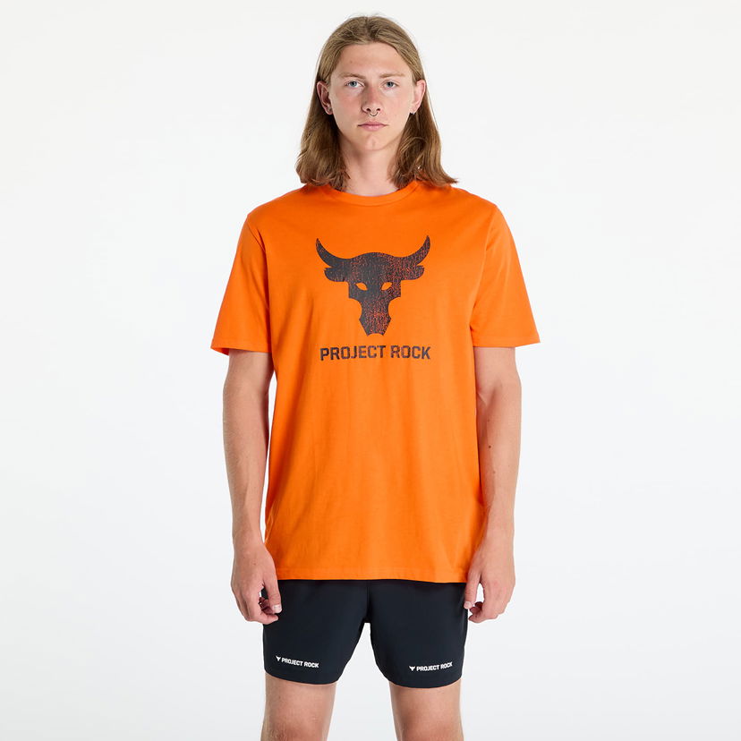 Majica kratkih rukava Under Armour Project Rock Payoff Graphc SS Team Orange/ Black Narančasta | 1383191-800