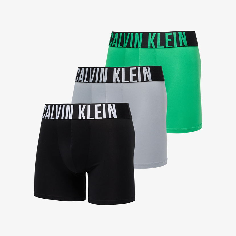 Bokserice CALVIN KLEIN Calvin Klein Boxer Brief 3-Pack Crna | 000NB3612A VP6