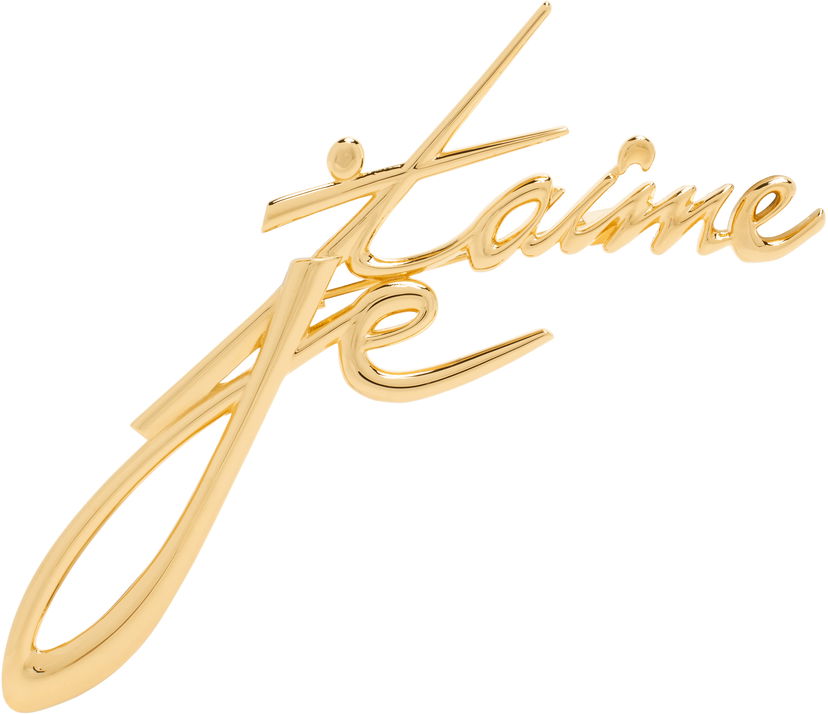 Pin Balmain Brass Brooch Metalik | EN1XM469MBRA