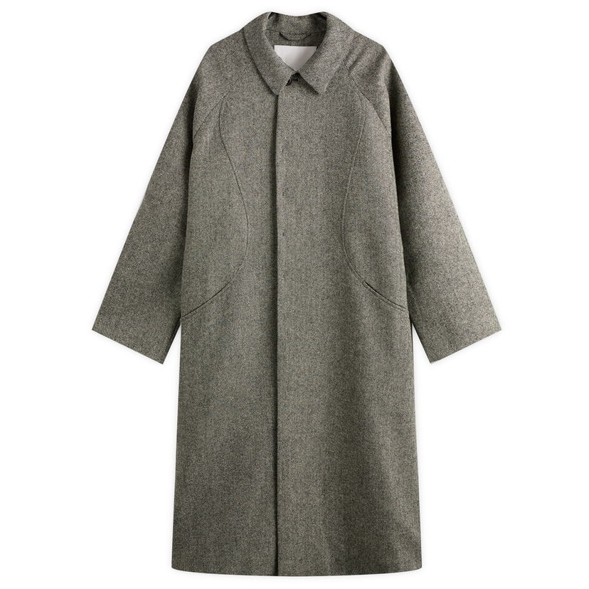 Kaputi sage NATION Takeshi Overcoat Siva | S028-BWH