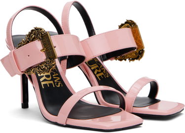 Tenisice i cipele Versace Versace Jeans Couture Baroque Buckle Emily Heeled Sandals Ružičasta | E78VA3S71_EZS190, 3
