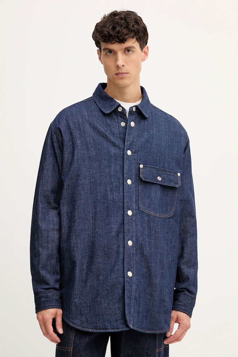 Košulja KENZO Kenzo Relaxed Fit Denim Shirt Plava | FF65DC5066E1