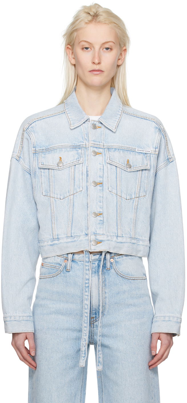 Jakna Alexander Wang Cinch Jacket Tirkiz | 4DC1242246