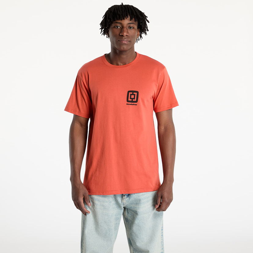 Majica kratkih rukava Horsefeathers Horsefeathers Mini Logo T-Shirt Narančasta | SM1350C