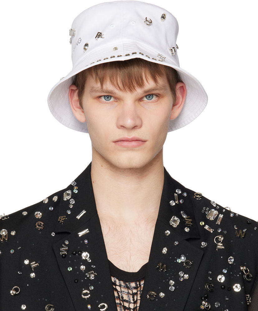 Šešir Feng Chen Wang Feng Chen Wang Decorated Bucket Hat Bijela | FUS15AC28W