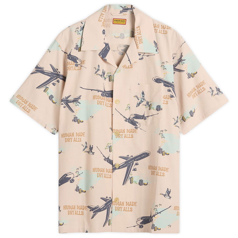 Košulja Human Made Human Made Aeroplane Vacation Shirt, Size Large Ružičasta | HM29SH025-PNK