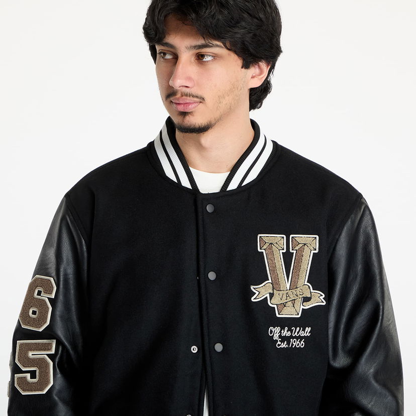 Bomber jakna Vans LX Tour Jacket Crna | VN000MDKBLK