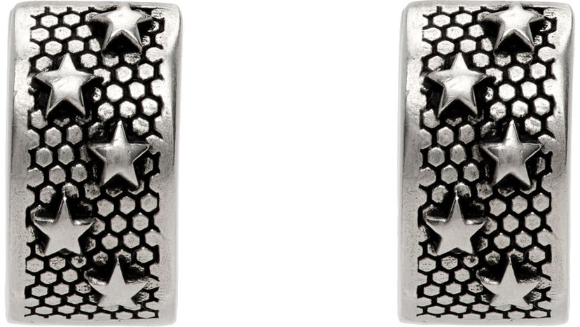 Naušnice Maison Margiela Star Earrings Siva | SM1VG0049 P6476