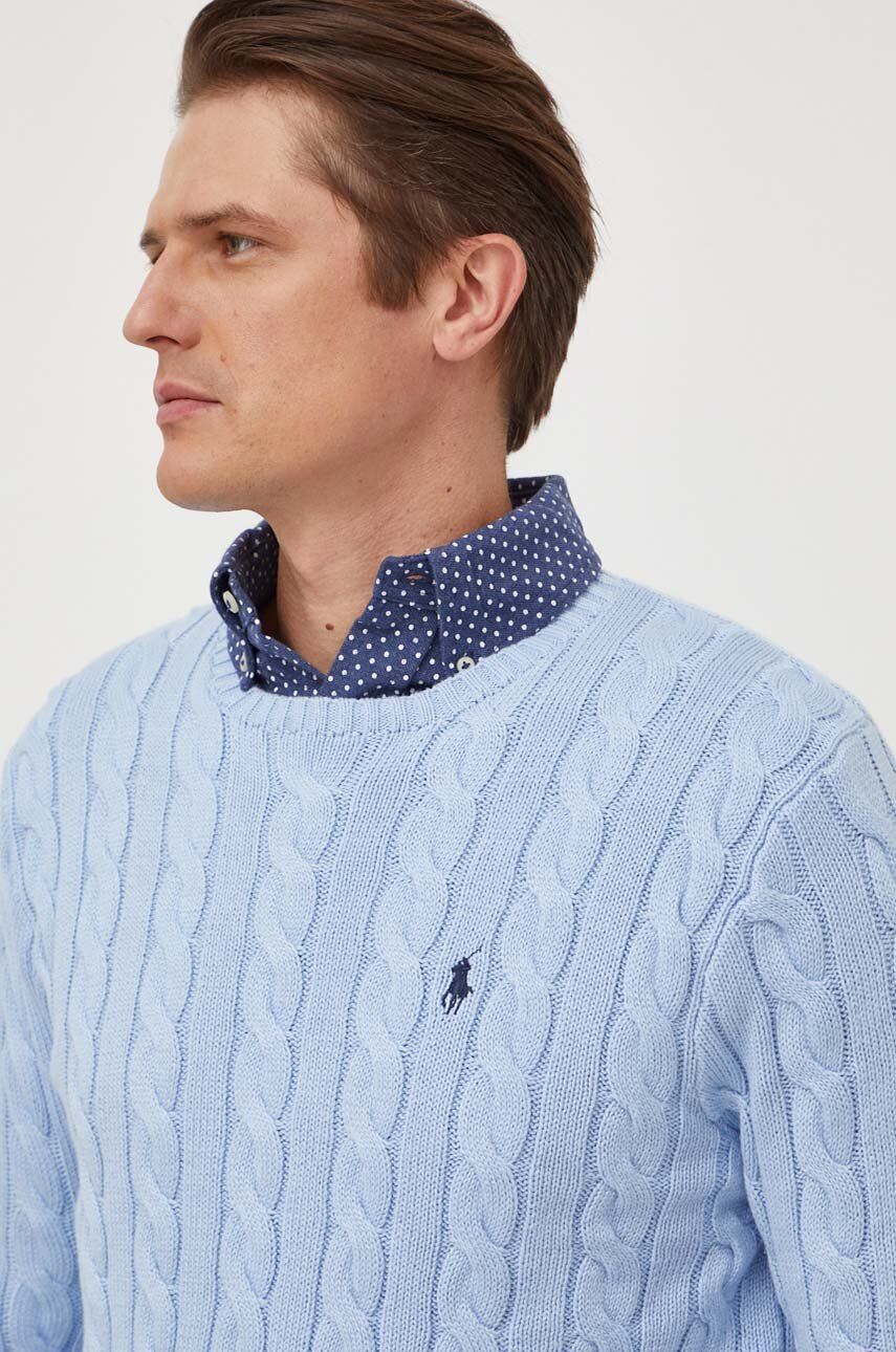 Džemper Polo by Ralph Lauren Cable Knit Sweater Plava | 710775885, 0