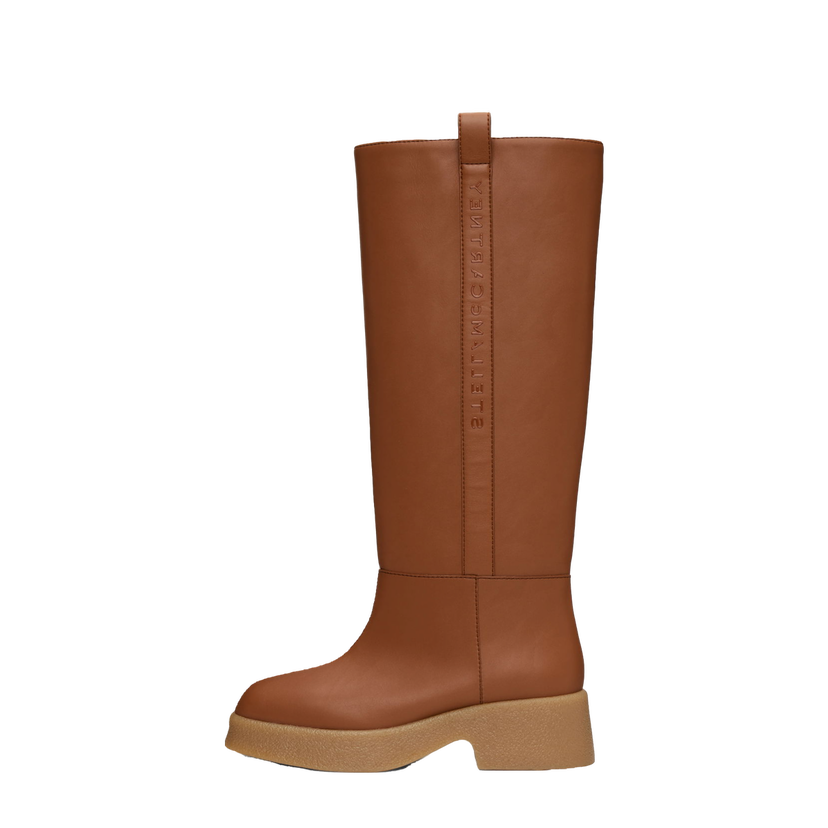 Tenisice i cipele Stella McCartney Skyla Knee-High Boots Smeđa | 810132AP00M0