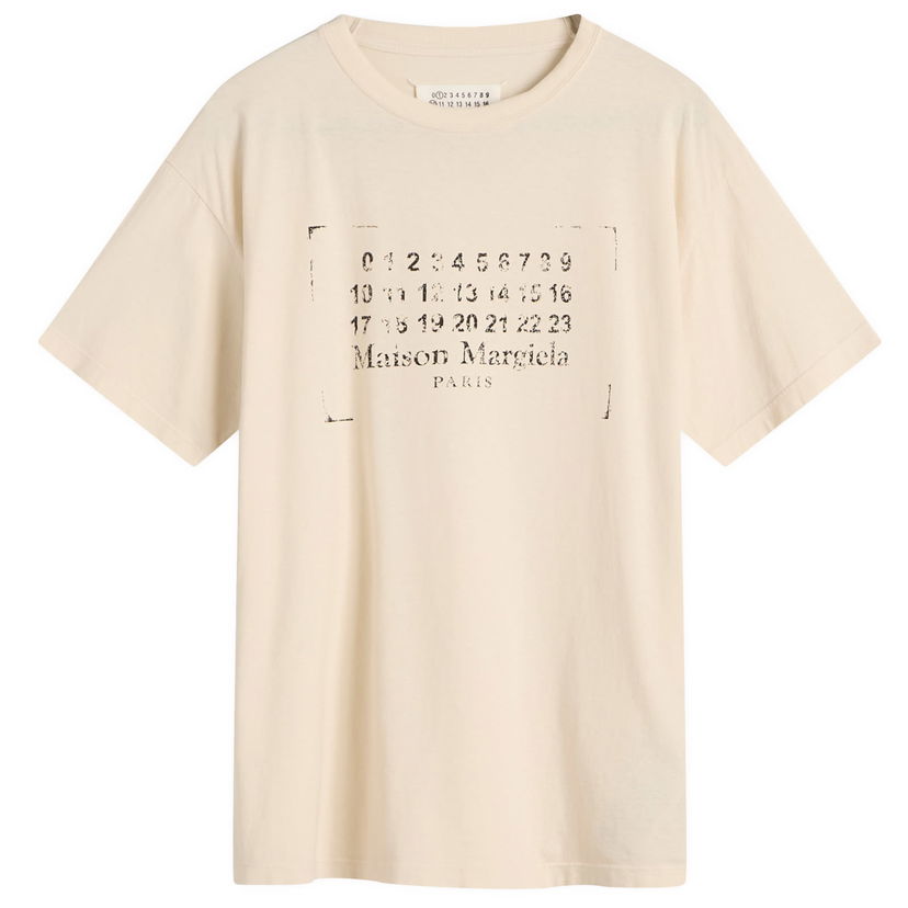 Majica kratkih rukava Maison Margiela Maison Margiela Logo T-Shirt, Size Large Bež | S51GC0534S24575103