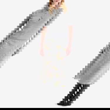 Polo majica Acne Studios Acne Studios Kamanda Knitted Polo Top Siva | A60575-902, 4