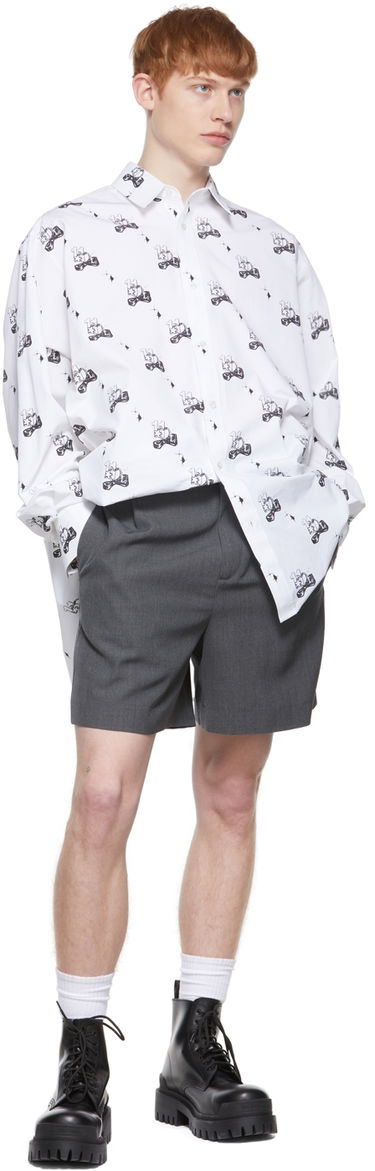 Košulja We11done Print Cotton Shirt Bijela | WD-BL1-22-213-U-WH, 3