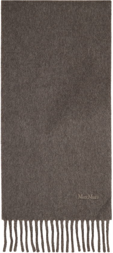Šal Max Mara Scilli Fringed Scarf Tamnoplava | 2524546052600, 2