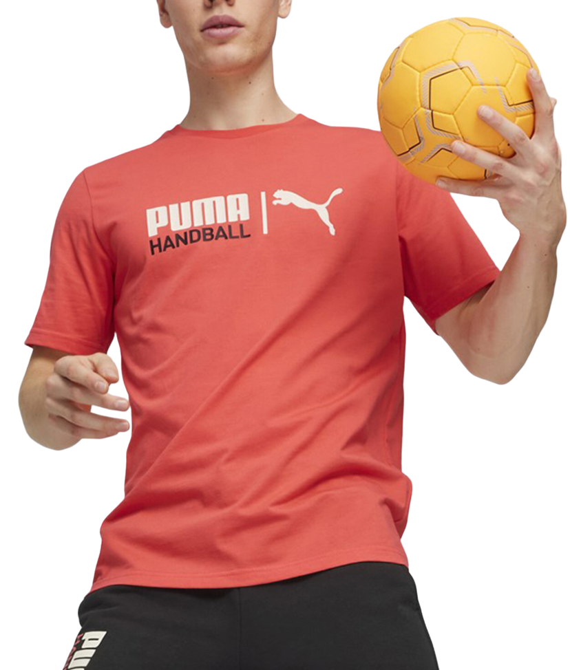 Majica kratkih rukava Puma Handball Tee Crvena | 658524-09