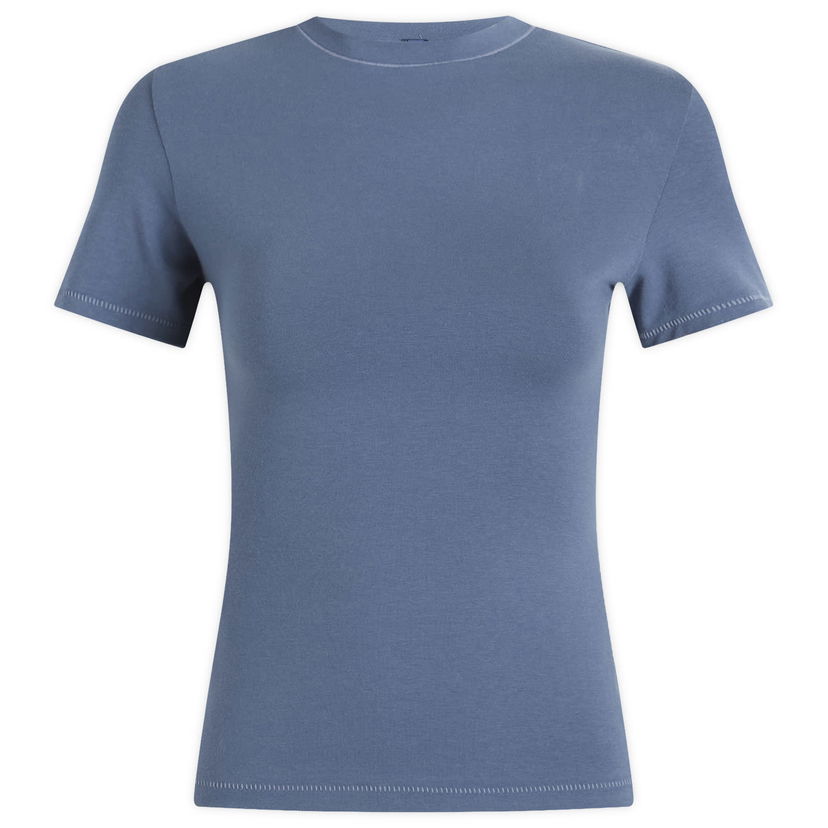 Majica kratkih rukava SKIMS Cotton Jersey T-Shirt, Size Large Plava | AP-TSH-0638-HRB