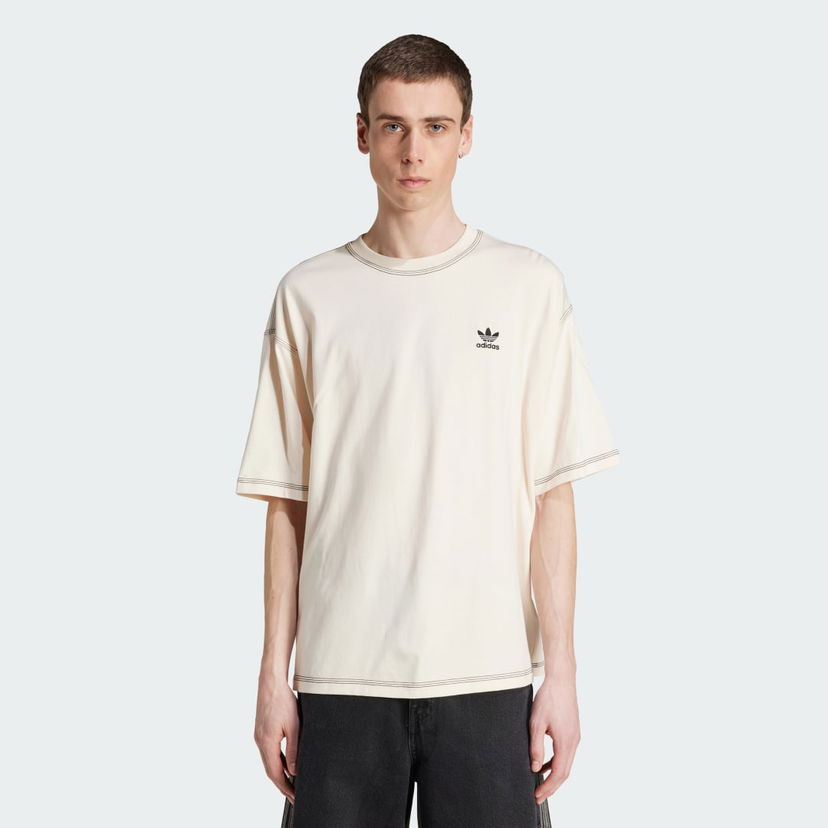 Majica kratkih rukava adidas Performance Trefoil Essentials T-Shirt Bež | JW0970