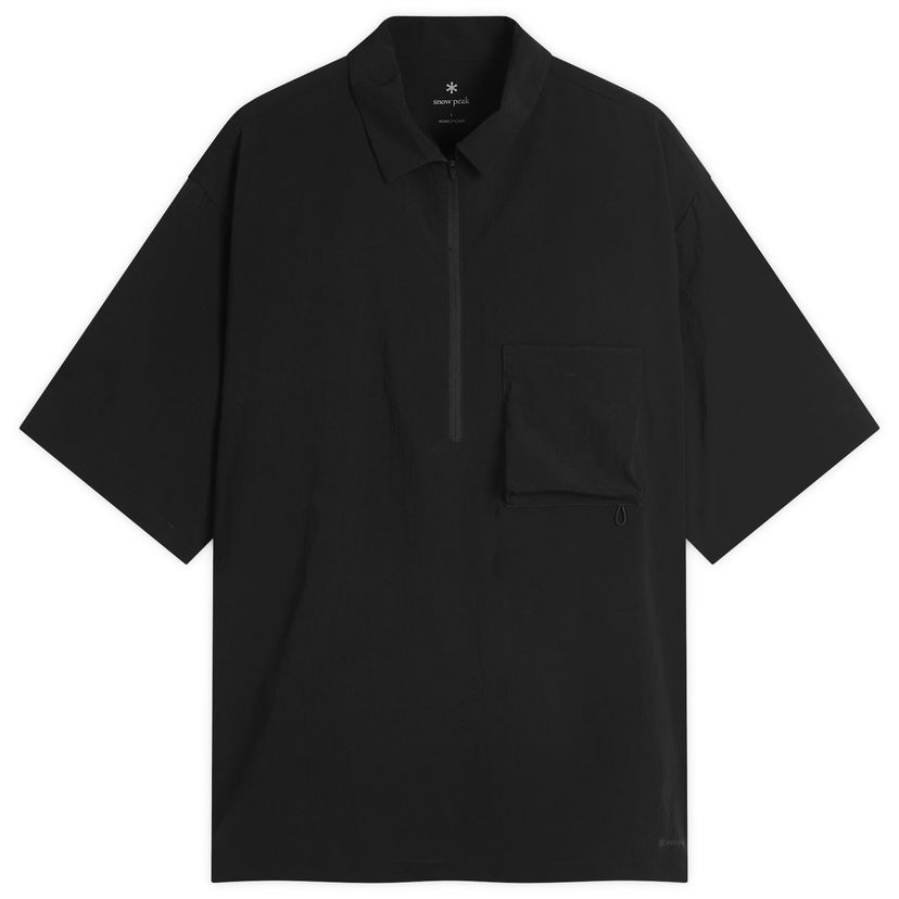 Košulja Snow Peak Breathable Quick Dry Polo Shirt, Size Large Crna | SH-25SU001-BK