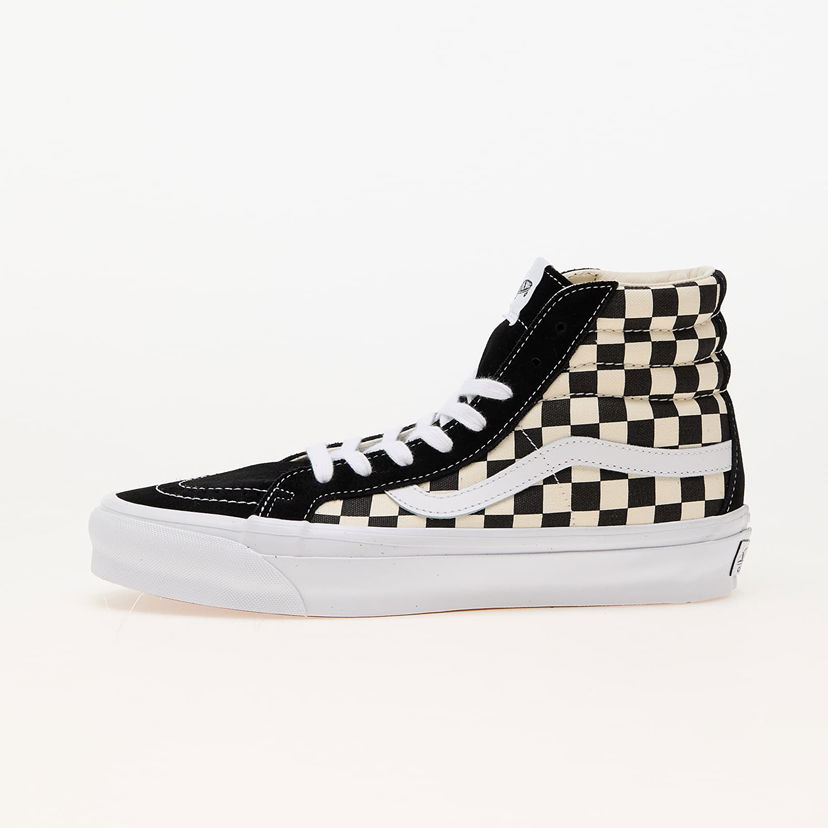 Skateboarding Vans Sk8-Hi Reissue 38 LX Checkerboard Crna | VN000CR02BO1