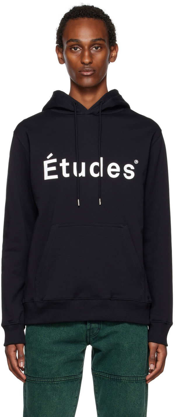 Dukserice Études Klein Logo Hoodie Crna | C00ME250OC16BK
