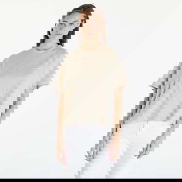 Majica kratkih rukava Queens Essential T-Shirt With Contrast Print Beige Bež | QNS_021, 0