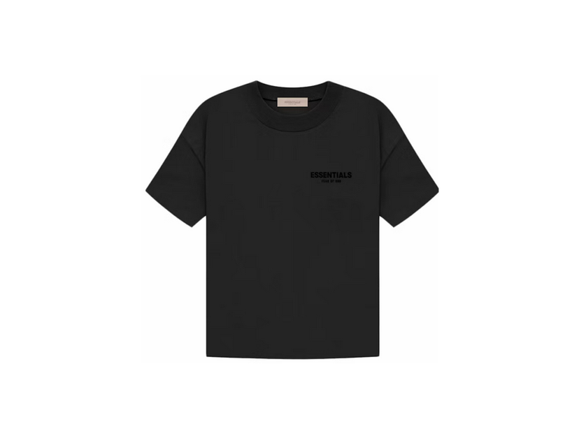 Majica kratkih rukava Fear of God Essentials S22 T-shirt Black Limo Crna | 125BT212060F