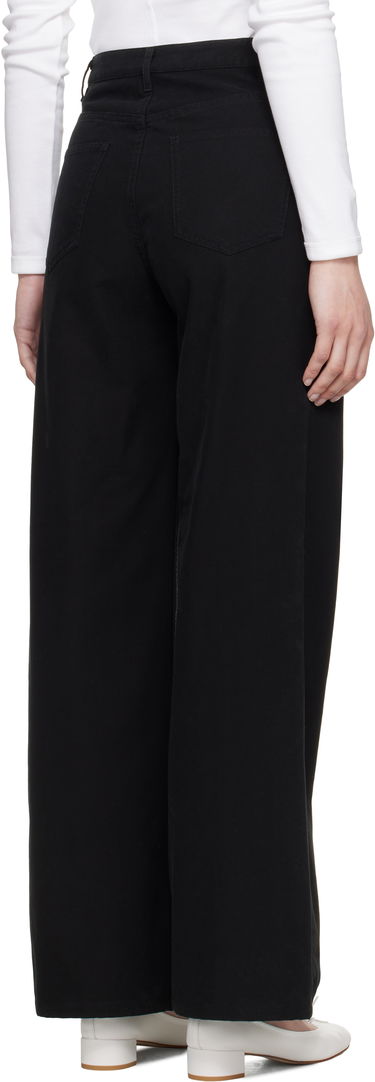 Jeans A.P.C. A.P.C. Elisabeth Wide-Leg Jeans Crna | COGBJ-F09181, 2