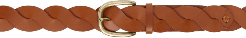Pojasevi ISABEL MARANT Isabel Marant Braided Leather Belt Smeđa | CE321CFA-C2B07A