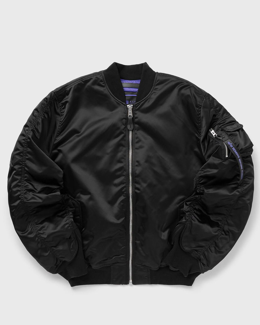 Bomber jakna Alpha Industries MA-1 UV Flight Jacket Crna | 766027-03