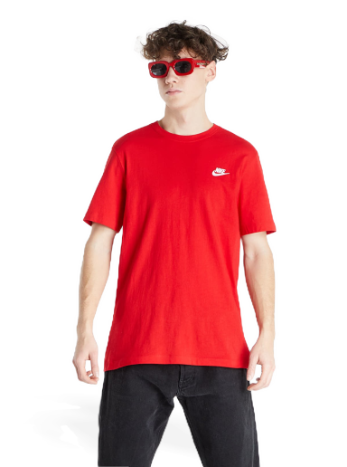 Majica kratkih rukava Nike Sportswear Club Tee Crvena | AR4997-657