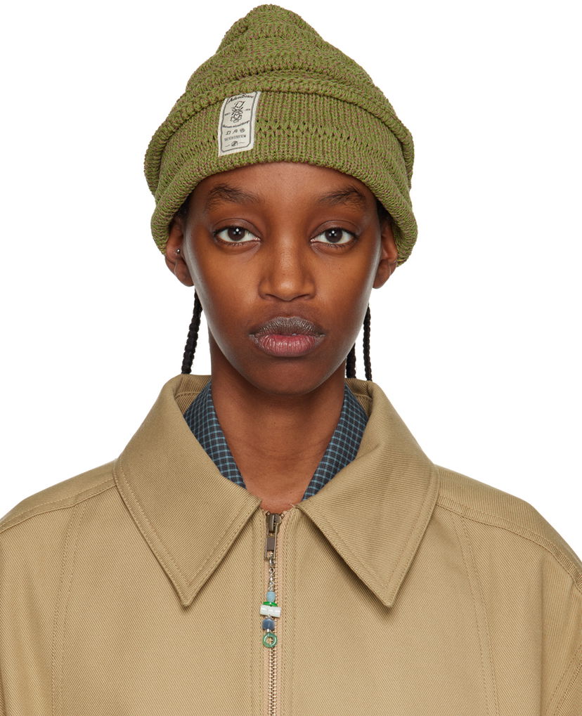 Kapica ADER ERROR Montblanc Knit Beanie Zelena | BMADSSHW0503KK
