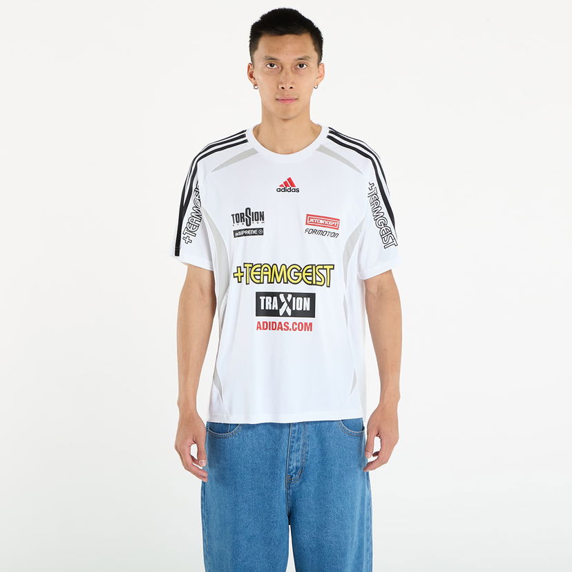 Dres adidas Originals Teamgeist Moto Graphic Jersey Bijela | KG2670