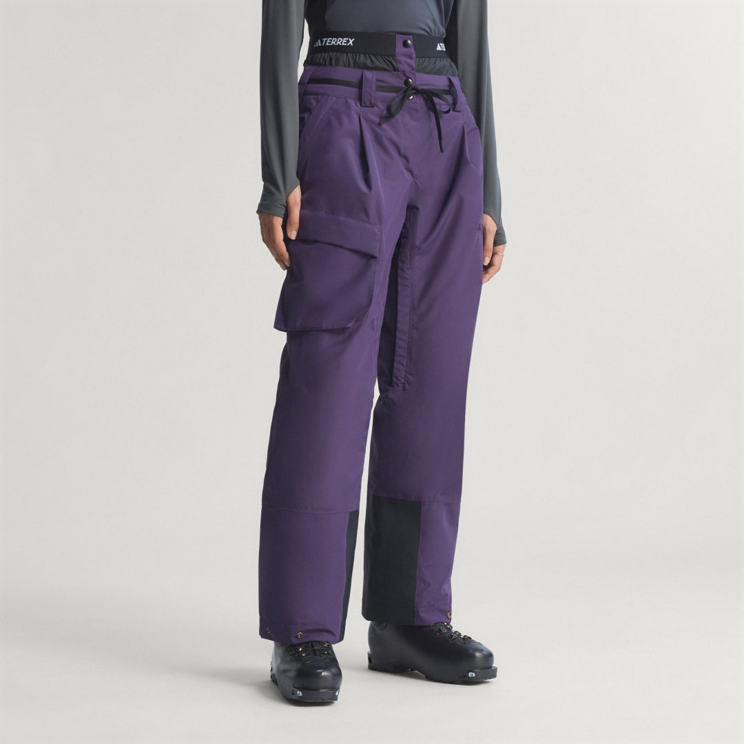 Cargo hlače adidas Performance Xploric 2 Layer Insulated CLIMAPROOF Pants Ljubičasta | JM3035, 0