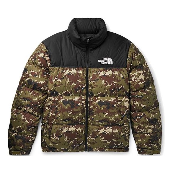 Pernata jakna The North Face 1996 Retro Nuptse Camo Puffer Jacket Zelena | NF0A3C8D-LJ8