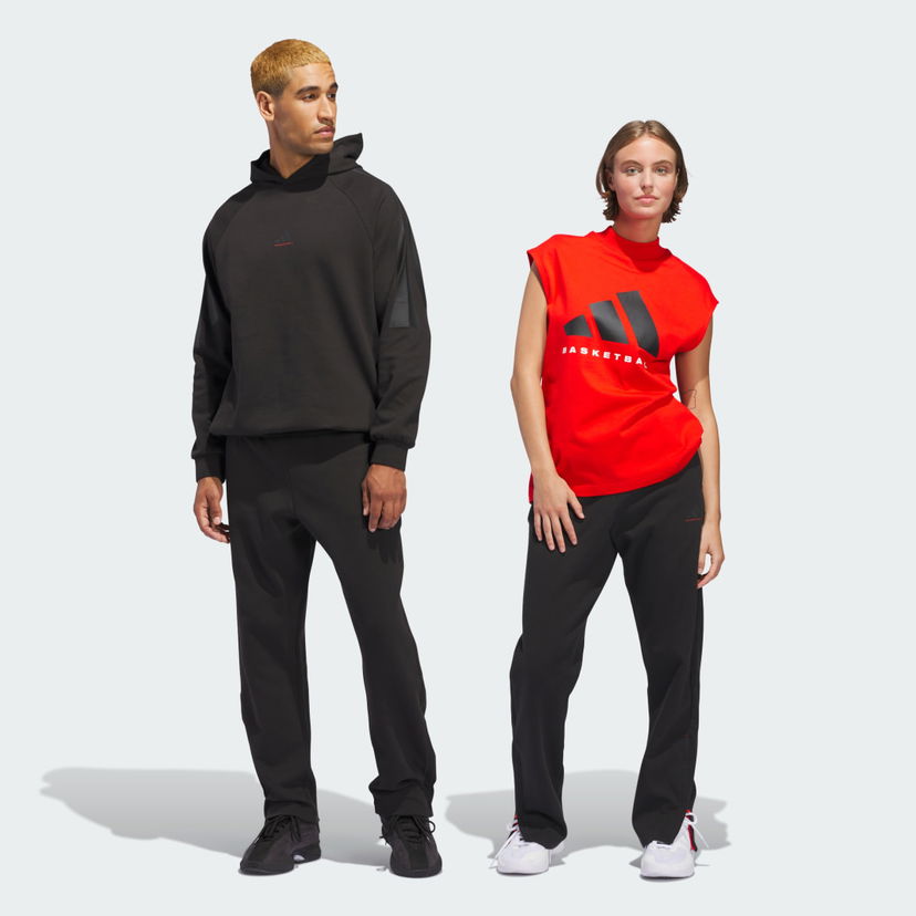 Dukserice adidas Performance Spacer Basketball Pants Crna | IW5656