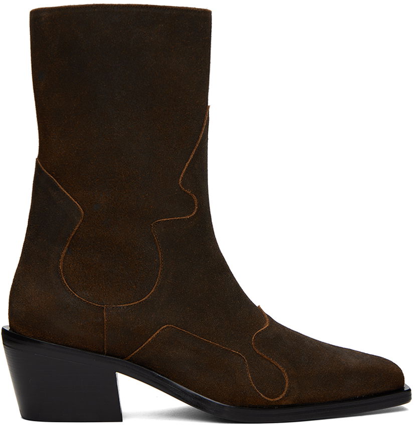 Odjeća Eckhaus Latta Brown Cowboy Boots Smeđa | FEKLMCOWB05106