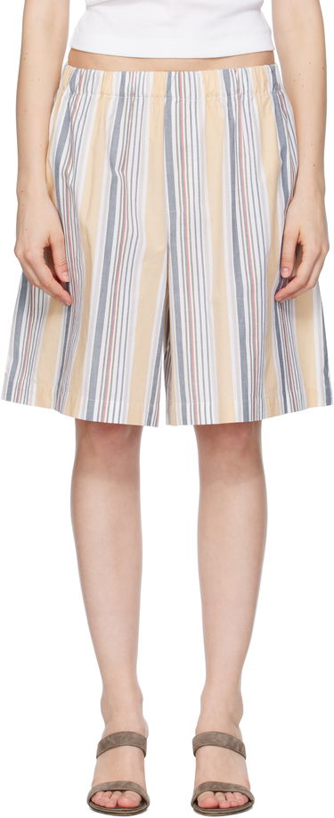 Kratke hlače Baserange Baserange Stave Striped Casual Shorts Žuta | SHST-PO-SU25, 0