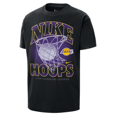 Majica kratkih rukava Nike Nike NBA Max90 Los Angeles Lakers Courtside T-Shirt Crna | HQ1270-010, 2
