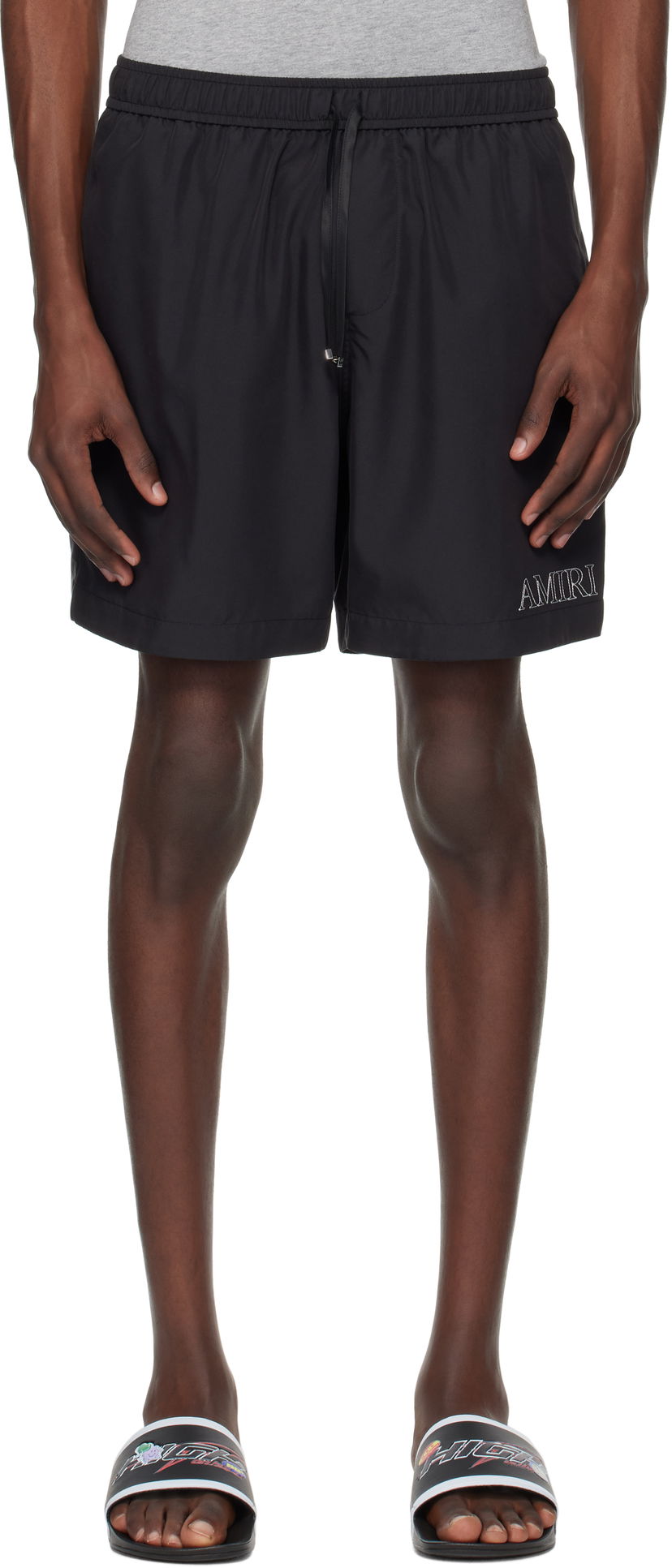 Kupaći kostimi AMIRI AMIRI 'MA' Outline Shorts Crna | AMSHCA1101