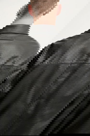 Jakna 1017 ALYX 9SM 1017 ALYX 9SM Four Button Leather Jacket Crna | AAMOU0548LE01, 4