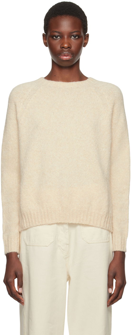 Džemper Max Mara Weekend Max Mara Crewneck Sweater Bež | 2425366111600